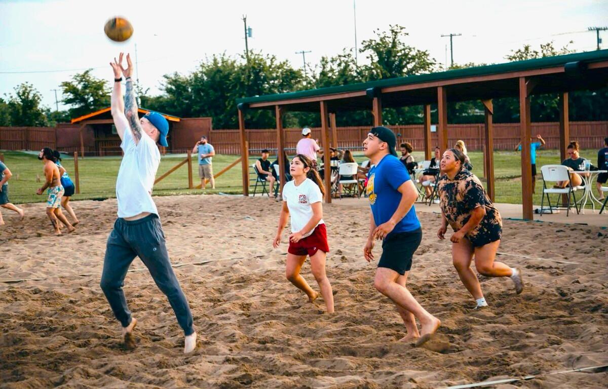 Volleyball fun at O'Connor's Irish Pub and Grill. (Contributed)