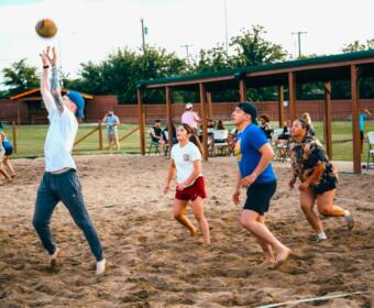 Volleyball fun at O'Connor's Irish Pub and Grill. (Contributed)