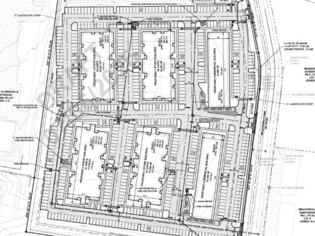 Site plans for The Willow at Madison project in Clarksville. (Regional Planning Commission, Contributed)