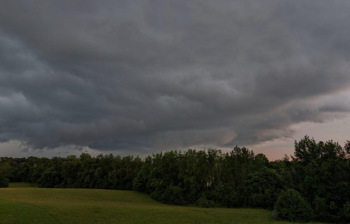 Thunderstorms over Clarksville. (Chris Smith)