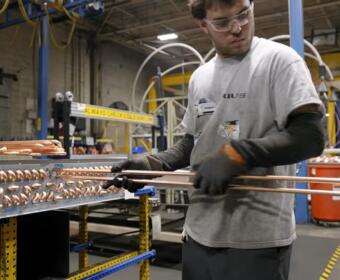 Air conditioner manufacturing at Trane. (CMC EDC, contributed)