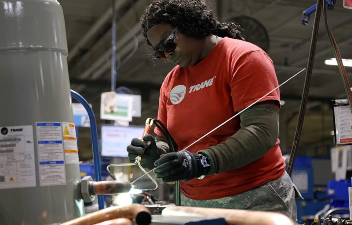 Air conditioner manufacturing at Trane. (CMC EDC, contributed)