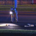 A man was hit by a car on Fort Campbell Boulevard on Aug. 14, 2026. (Enrique Hernandez, Dash 10 Media)