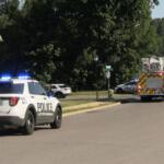 A teenager on a bicycle collided with an SUV on Black Oak Circle on Aug. 18, 2026. (Enrique Hernandez, Dash 10 Media)