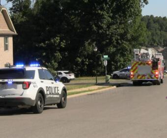 A teenager on a bicycle collided with an SUV on Black Oak Circle on Aug. 18, 2026. (Enrique Hernandez, Dash 10 Media)