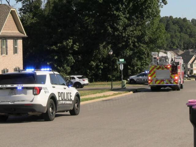 A teenager on a bicycle collided with an SUV on Black Oak Circle on Aug. 18, 2026. (Enrique Hernandez, Dash 10 Media)