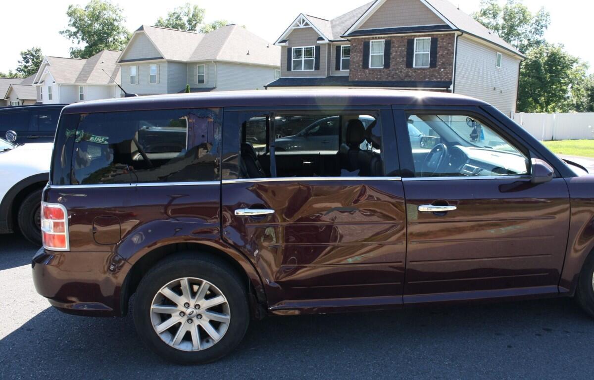 A teenager on a bicycle collided with an SUV on Black Oak Circle on Aug. 18, 2026. (CPD, contributed)