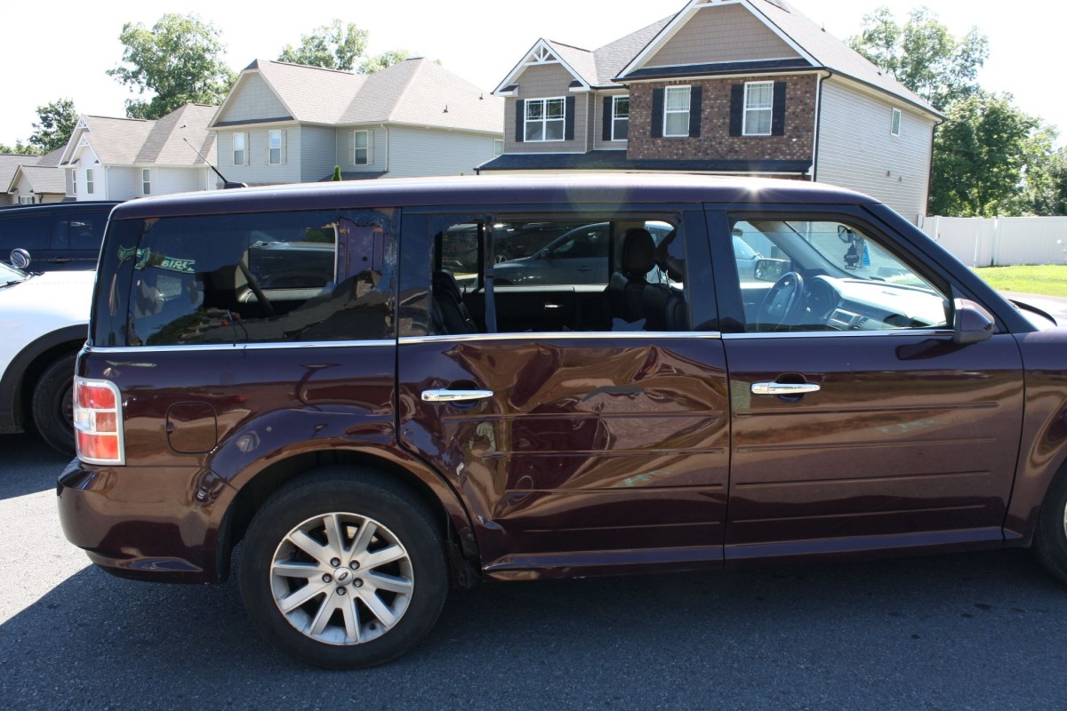 A teenager on a bicycle collided with an SUV on Black Oak Circle on Aug. 18, 2026. (CPD, contributed)