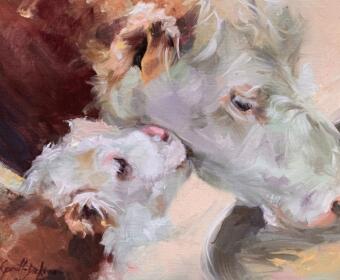 "First Kiss" by Sheron Garrette-Dickerson (DAC, contributed)
