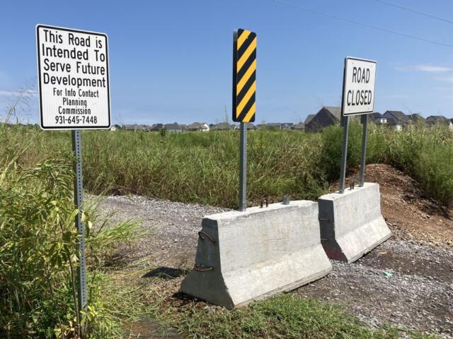Part of the proposed development site for The Reserve at Hickory Wild section 2 subdivision at the end of John Duke Tyler Blvd. (Christian Brown)