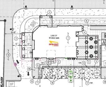 Close up of site plans revealed for In-N-Out in Clarksville off Wilma Rudolph Boulevard. (CMC RPC, Contributed)