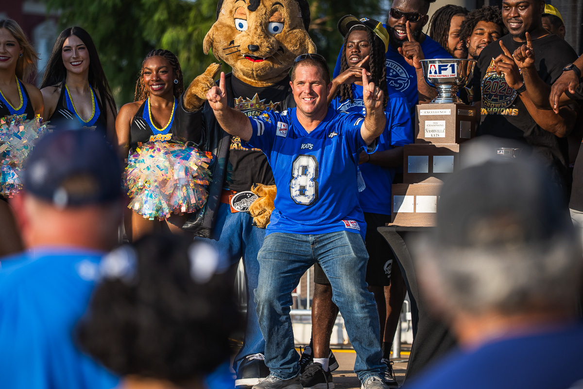 Nashville KATS Championship Party at the Downtown Commons on August 11, 2026 (Wesley Irvin).
