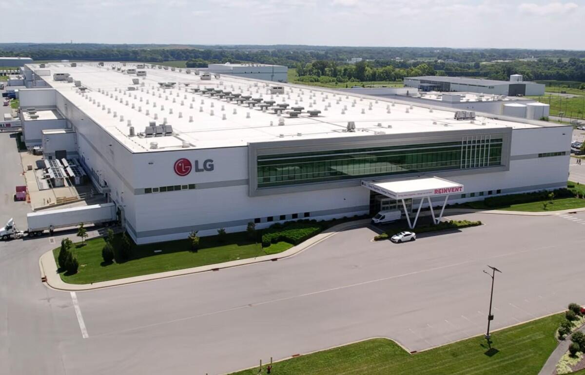 The LG Electronics plant in Clarksville, Tenn., in August 2026. (CMC Economic Development Council, contributed)
