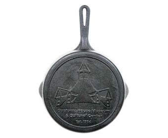 A Customs House Museum branded cast-iron skillet forged by Clarksville Foundry. (Contributed)