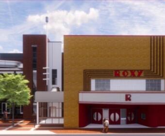 Plans for the Performing Arts Center on Franklin Street as of Aug. 10, 2026. (Lyle Cook Martin Architects, contributed)