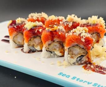 Sea Story Sushi's Sea of Fire Roll (Contributed)