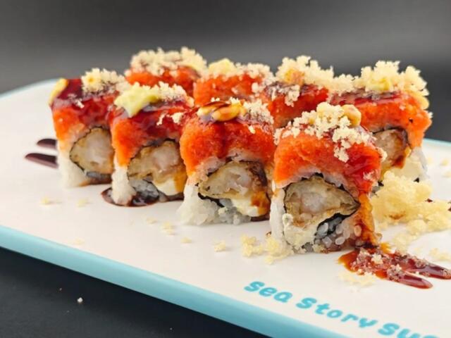 Sea Story Sushi's Sea of Fire Roll (Contributed)