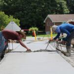 Crews work on a city sidewalk project in northwest Clarksville in 2022. (City of Clarksville, contributed)