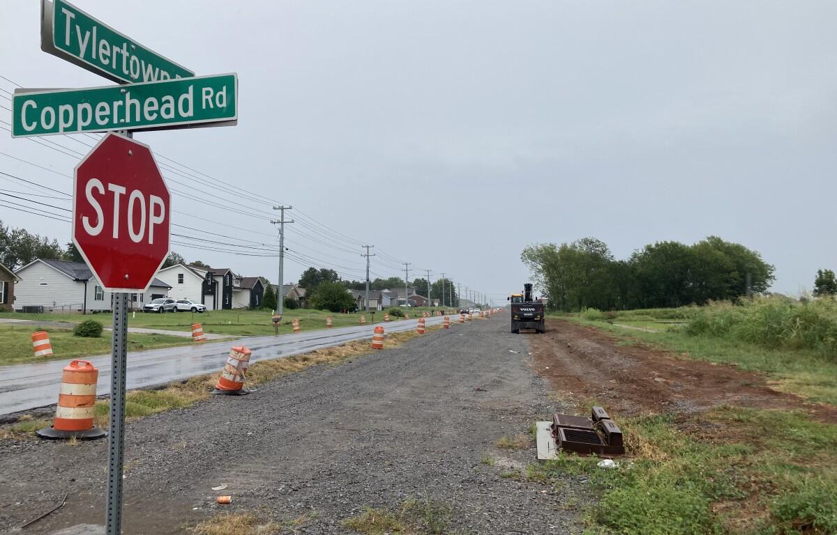 Intersection of Tylertown and Copperhead Road on Aug. 19, 2026. (Christian Brown)