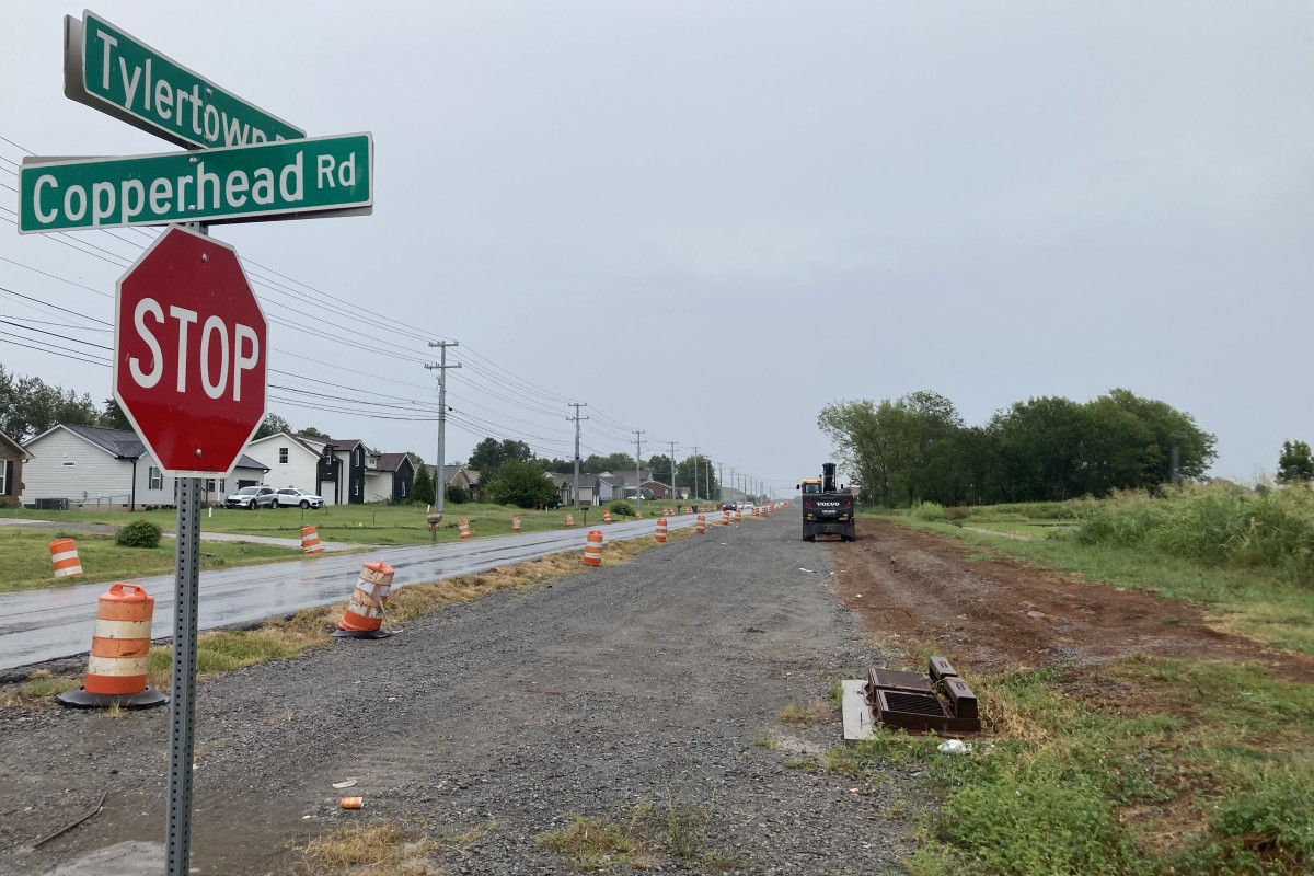 Intersection of Tylertown and Copperhead Road on Aug. 19, 2026. (Christian Brown)