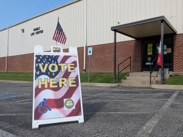 Election Day at the Cumberland Presbyterian Church precinct on Aug. 6, 2026. (Chris Smith)