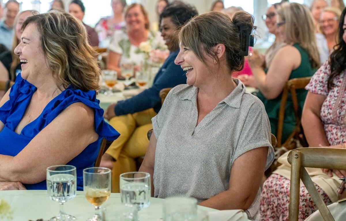 Angie Gardner at the Clarksville Area Chamber of Commerce Women in Business luncheon on July 29, 2026. (CMC EDC, contributed)