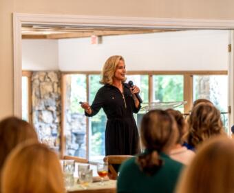Angela Martin at Clarksville Area Chamber of Commerce Women in Business luncheon on July 29, 2026. (CMC EDC, contributed)