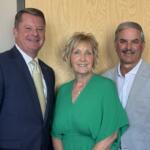 From the left, Tom Creech, Melinda Shepard and Charlie Koon.