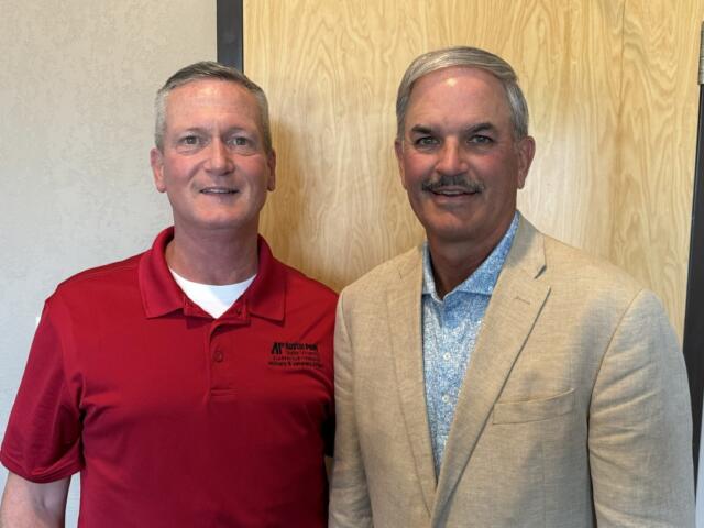 Walt Lord, left, and Charlie Koon.