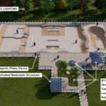 Plans for the Bel-Aire skatepark, as of August 2026. (City of Clarksville, contributed)