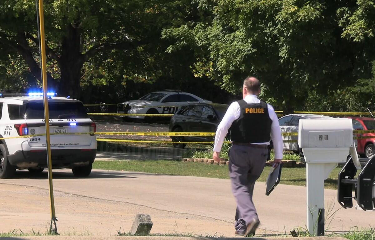 A man was shot by Clarksville Police after a domestic disturbance on Sept. 14 on Fairview Lane. (Enrique Hernandez, Dash 10 Media)