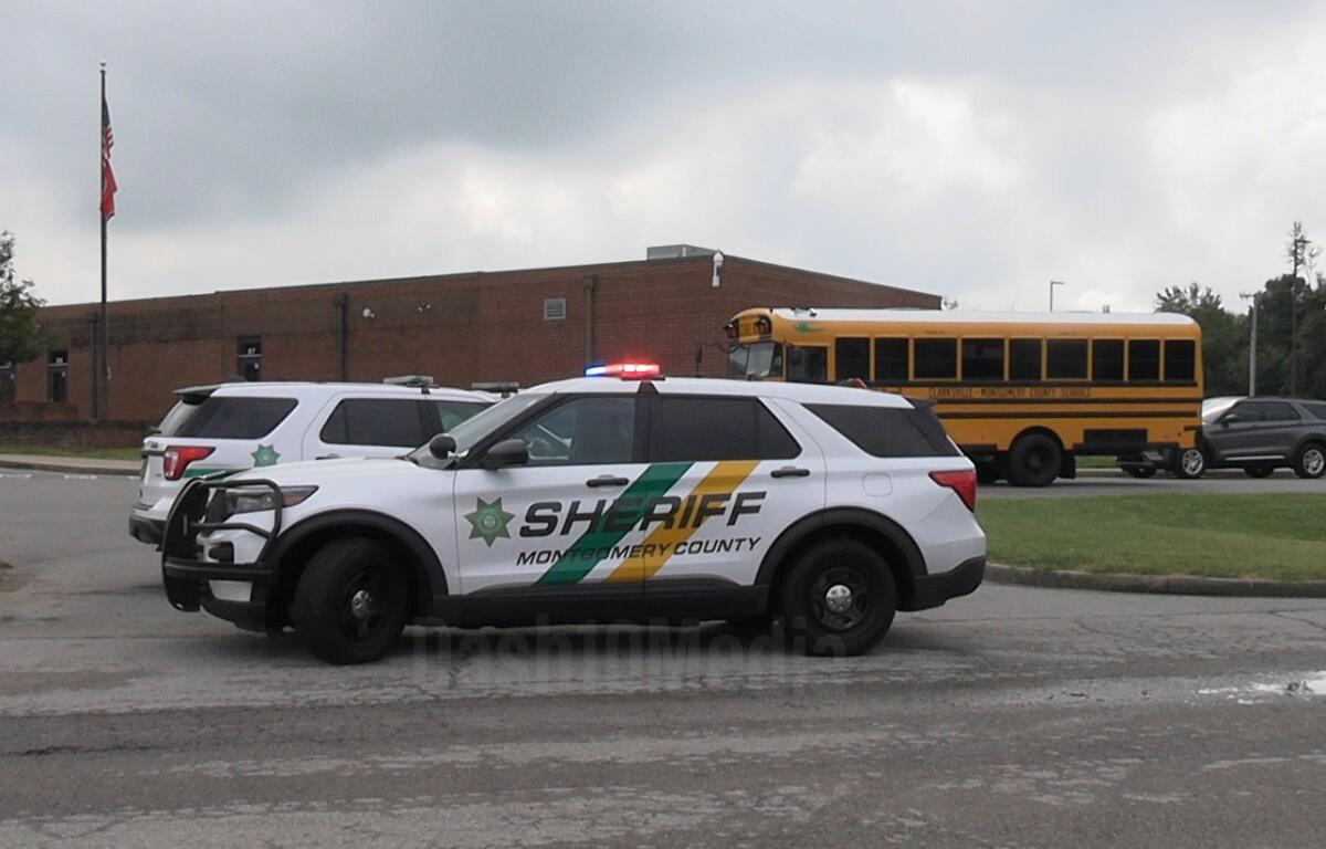 Police presence at Northeast Middle School on Sept. 11, 2026. (Dash 10 Media)