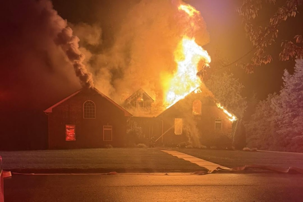 Structure fire at the 2900 block of Surrey Ridge Rd. on Sept. 10, 2026. (MCFD, Contributed)