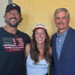From the left, Thomas and Jo Crawford, and Charlie Koon.