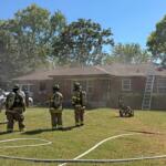 A home on Skyview Circle caught fire on Sept. 30, 2026. (Clarksville Fire Rescue, contributed)