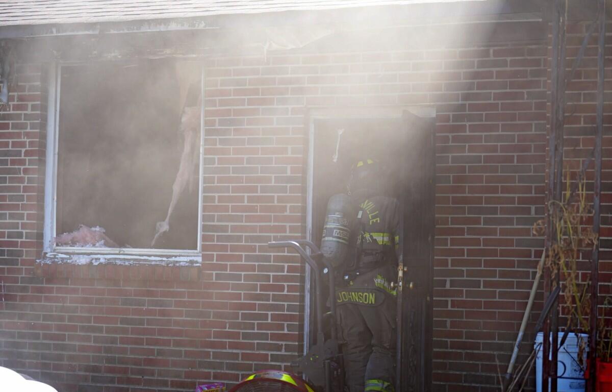 A home on Skyview Circle caught fire on Sept. 30, 2026. (Clarksville Fire Rescue, contributed)