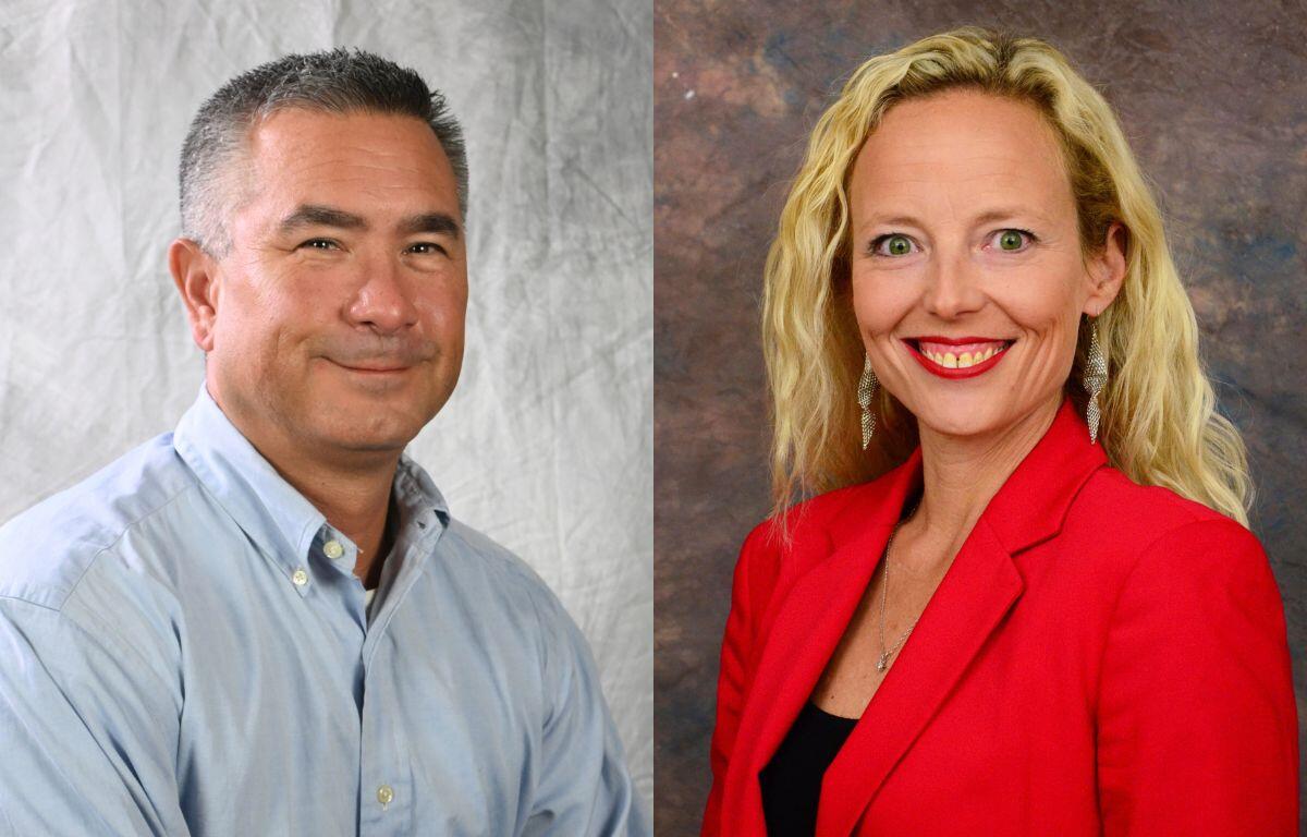 Clarksville City Council Ward 10 candidates Chris Reneau, left, and Stacey Streetman.