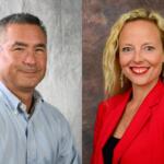 Clarksville City Council Ward 10 candidates Chris Reneau, left, and Stacey Streetman.