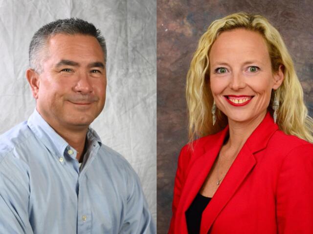 Clarksville City Council Ward 10 candidates Chris Reneau, left, and Stacey Streetman.