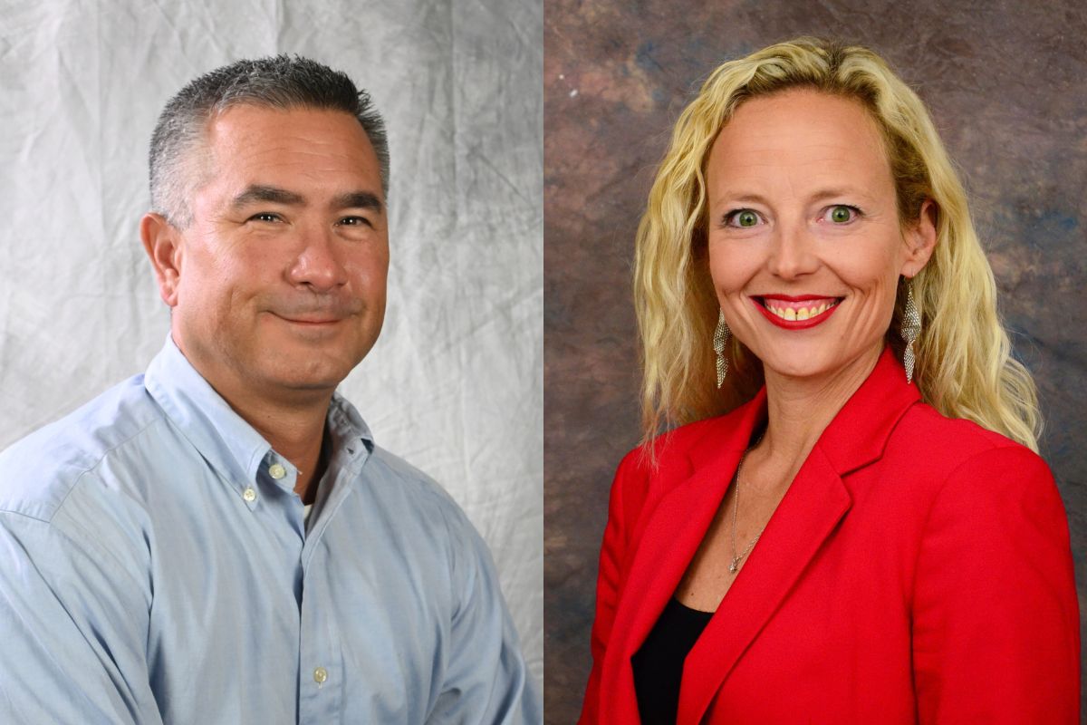 Clarksville City Council Ward 10 candidates Chris Reneau, left, and Stacey Streetman.