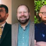 City Council Ward 6 candidates, from the left, Justin Swallows, Chas Uffelman and Zachary Walker. (Contributed)