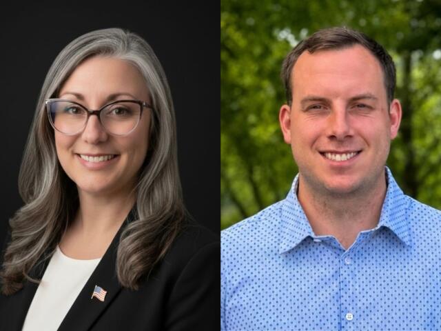 City Council Ward 7 candidates Christina Hardesty, left, and John Dewey Robinson. (Contributed)