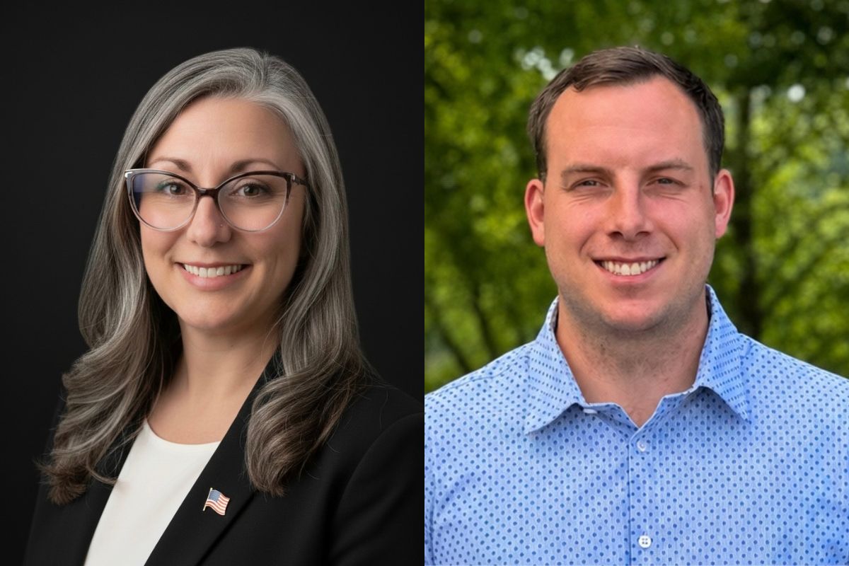 City Council Ward 7 candidates Christina Hardesty, left, and John Dewey Robinson. (Contributed)