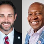 State House candidates Rep. Aron Maberry, left, and Garfield Scott. (Contributed)