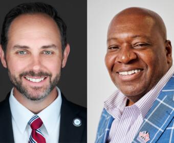 State House candidates Rep. Aron Maberry, left, and Garfield Scott. (Contributed)