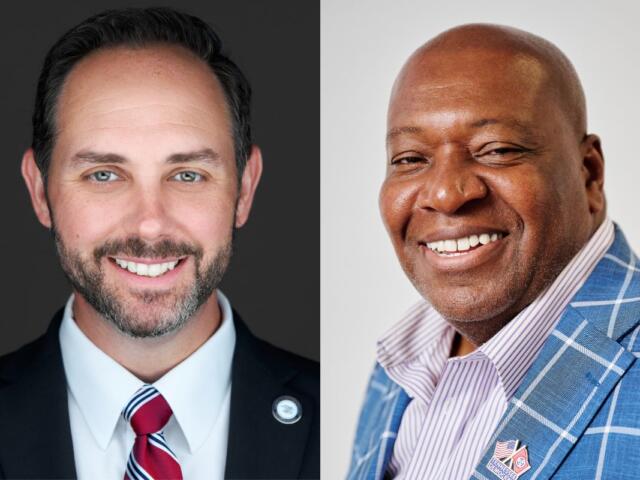 State House candidates Rep. Aron Maberry, left, and Garfield Scott. (Contributed)