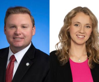 State House candidates Rep. Michael Lankford, left, and Allie Phillips. (Contributed)