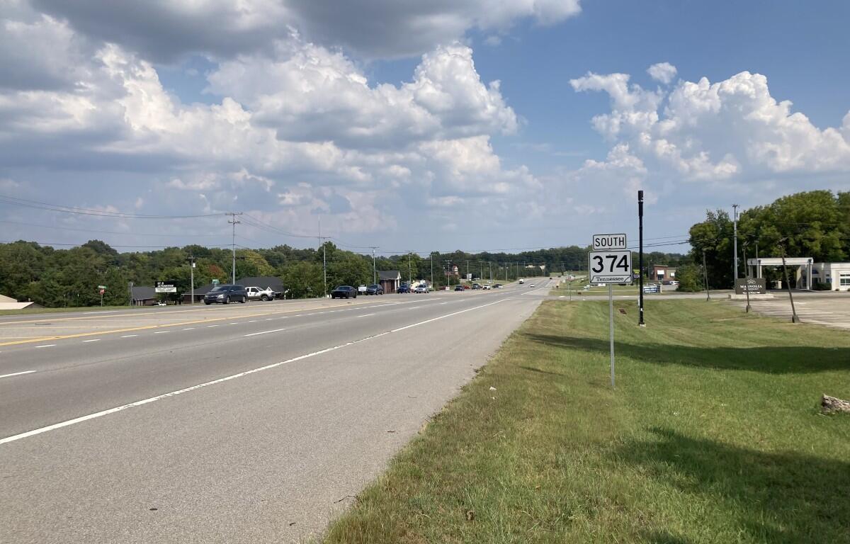 Roadside of State Route 374 southbound. (Christian Brown)