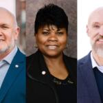 Clarksville mayor candidates, from the left, Mark Riggins, Wanda Smith and Brian Zacharias. (Contributed)