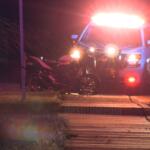 Motorcycle wreck aftermath at the intersection of Tiny Town and Fort Campbell Boulevard on Sept. 8, 2026. (Dash 10 Media)